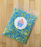 Blue & Yellow Cake Sprinkles