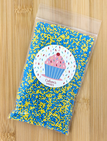 Blue & Yellow Cake Sprinkles